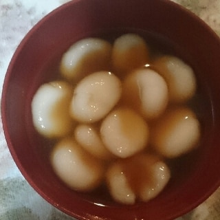 生姜湯風味の白玉